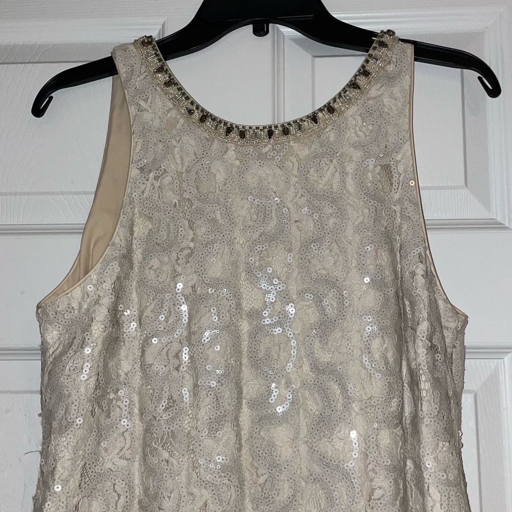 NWT Belle Badgley Mischka Sequin Dress